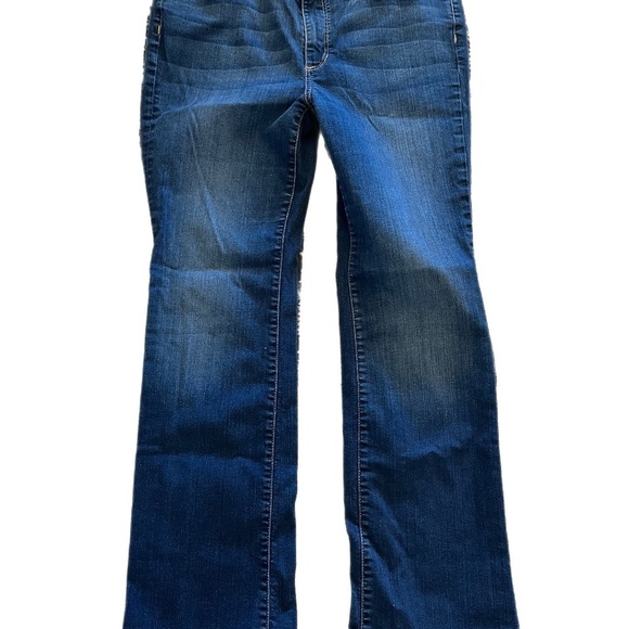 Eddie Bauer Women's Revival High-Rise Bootcut Jeans, Pantaloni Donna, Aged Blue, 12